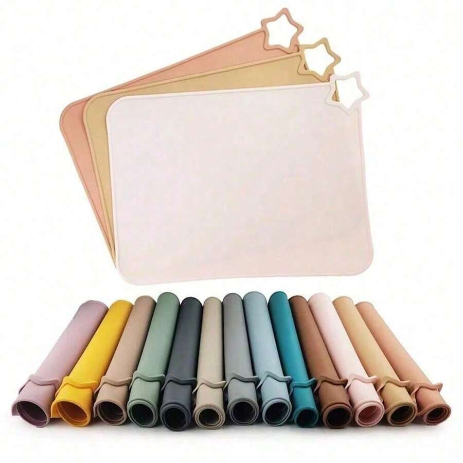 1pc Silicone Placemats For Children And Infants, Feeding Table Mats, Anti-Scalding And Anti-Slip Mats