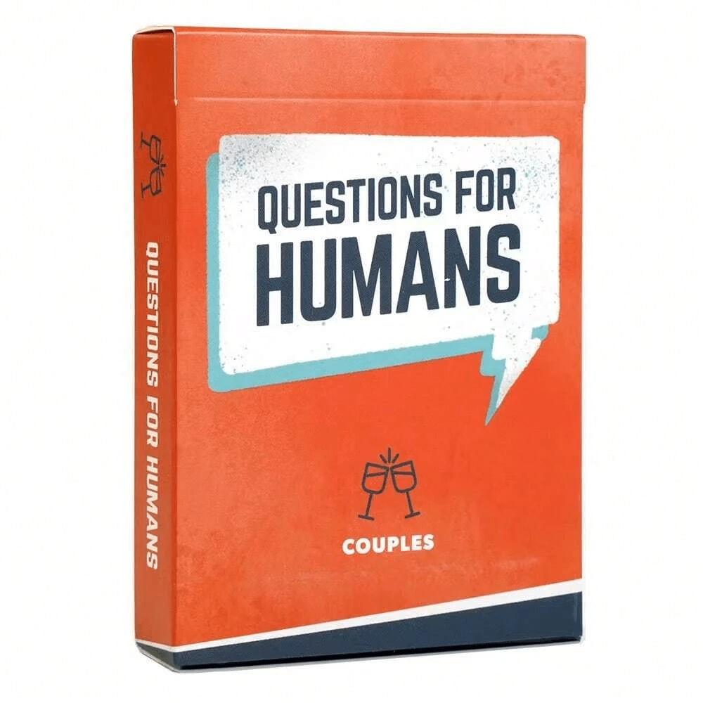 1pc - QUESTIONS FOR HUMANS - Fun Board Game Cards Game Table Family Night Card Game For Adults Couple Parent Friend Excited Travel Gathering Party Drinking Cards Game.Board Game Cards As Gift To Your Friends, Making Your Relationship Eternal.Christmas, Halloween, Thanksgiving Gift, Gaming Gift