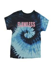 Tie-dye blue ocean