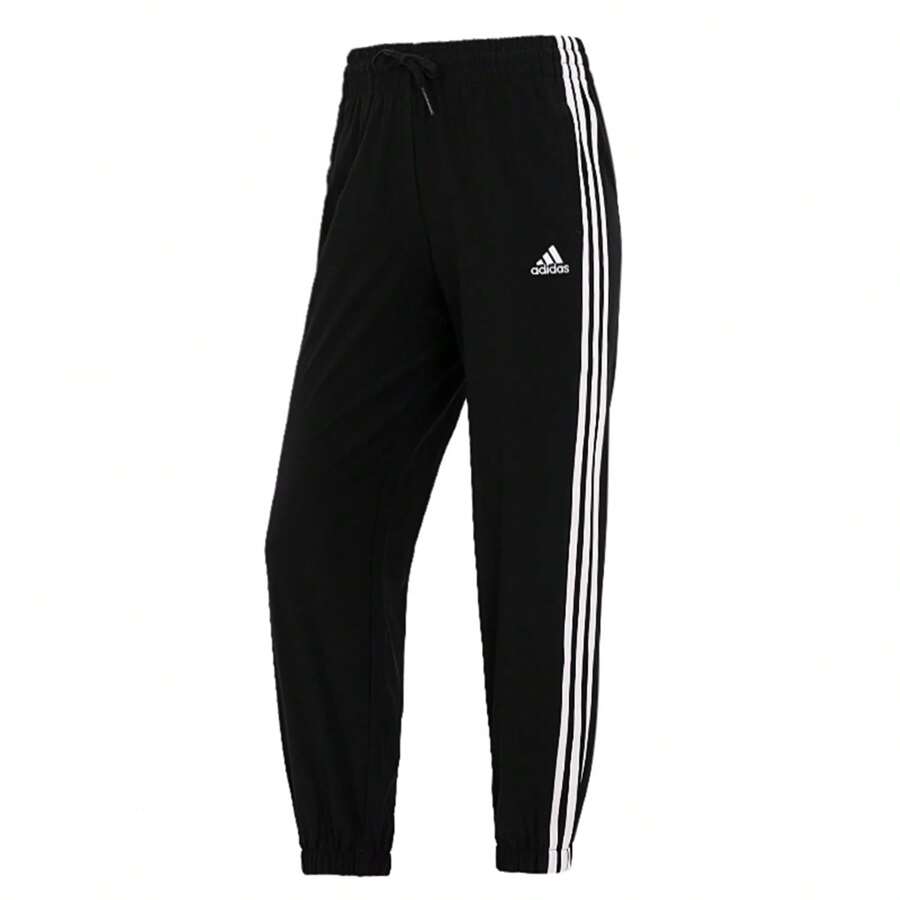 Adidas W 3S WV E 78PT Pantalones deportivos pantalones casuales para mujer pantalones de entrenamiento fitness pantalones con puños transpirables GR9605