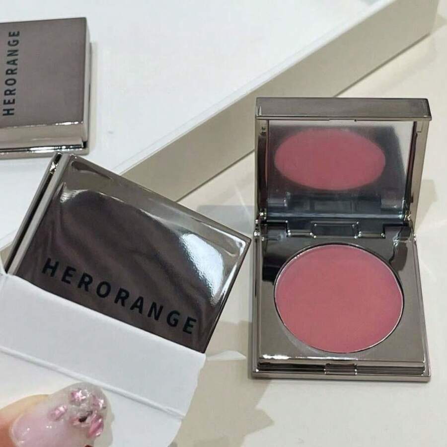 HERORANGE Sweetheart Slim Lip Mud Natural Naked Makeup Multi Purpose Monochrome Powder Blusher