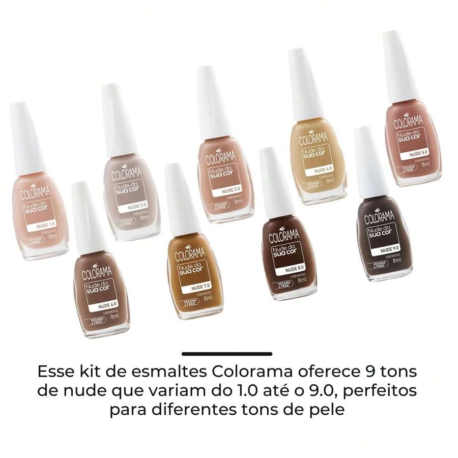 Kit Esmalte Colorama Nude Na Sua Cor SHEIN Brasil