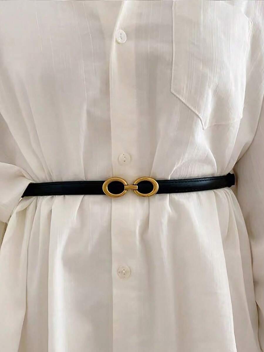 Élégante et ceinture pour femmes avec boucle, convient aux robes, pulls, costumes, décorations de taille, petites ceintures, pulls