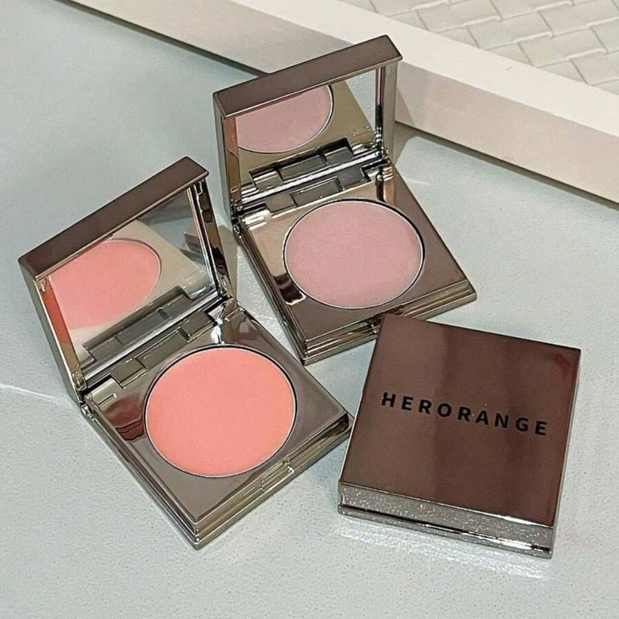 HERORANGE Sweetheart Slim Lip Mud Natural Naked Makeup Multi Purpose Monochrome Powder Blusher