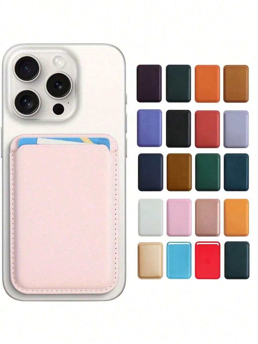 Magnetic Wallet Phone With Mag Safe Wallet Accessories For Phone 16 15 14 13 12 Pro/Pro Max/Plus/Mini Safe Case Series Card Holder Wallet Business Card Holder Credit Card Holder Women For Women For Men Card Wallet Magsafe Wallet