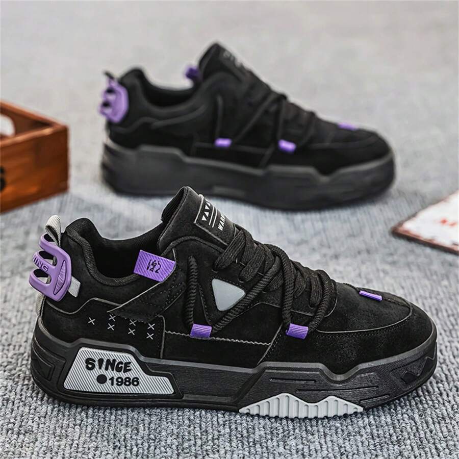 2024 New Style Men Sneakers, Fashionable Thick Sole Platform Shoes, Sports Footwear For Teenager, Autumn/Winter