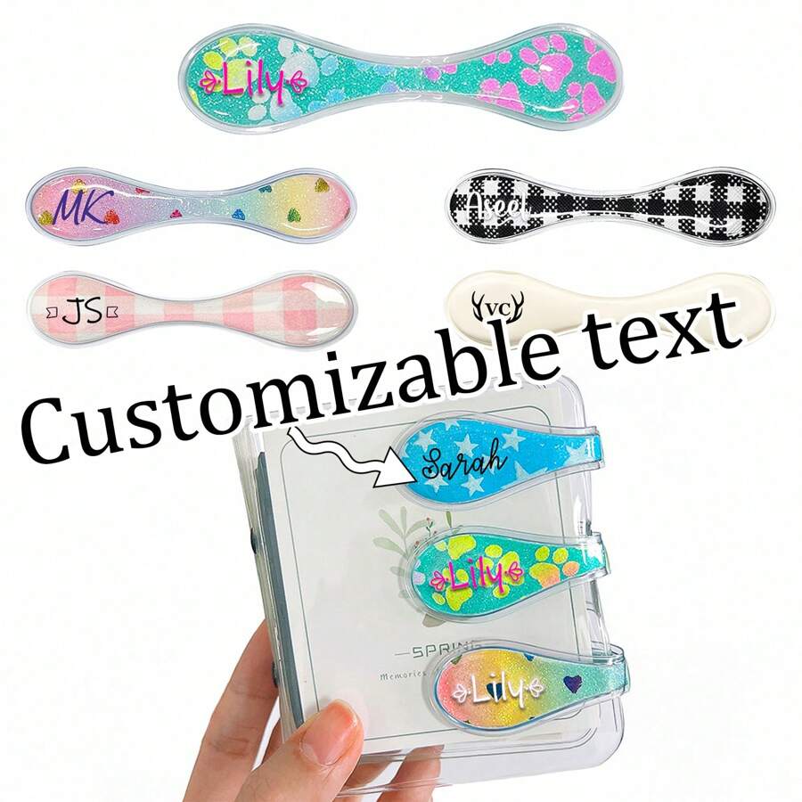 Custom Pvc Magnetic Bookmarks, Personalized Magnetic Bookmarks, Custom 3d Printed Pvc Fun Bookmark Holder, Suitable For Book Lovers, Women, Children, Christmas, Thanksgiving, Handmade Gifts Back To School