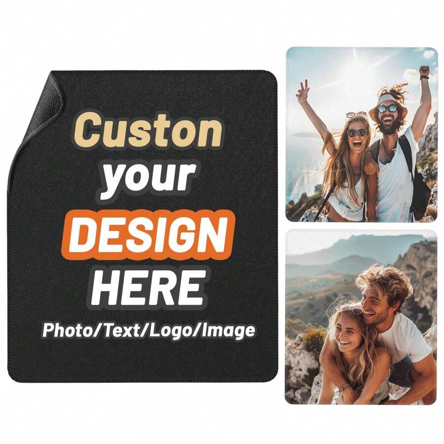 Benutzerdefinierte Mausunterlage mit Ihren eigenen Fotos, personalisierte Schreibtischunterlage für Valentinstag, Weihnachten, einzigartiges Geschenk für Ehefrau, Ehemann, Junge, Mädchen, Freund, Familie, Kollegen