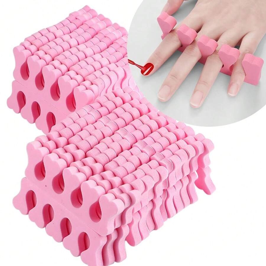 20/50/100 piezas Separadores de dedos de los pies para pedicura - Separador de dedos de esponja para esmalte de uñas, fiesta de arte de uñas, pintura de uñas de los pies, suministros para uñas, herramientas para uñas, herramientas de arte de uñas, de vuelta a la escuela, uñas, herramientas para uñas para uñas postizas