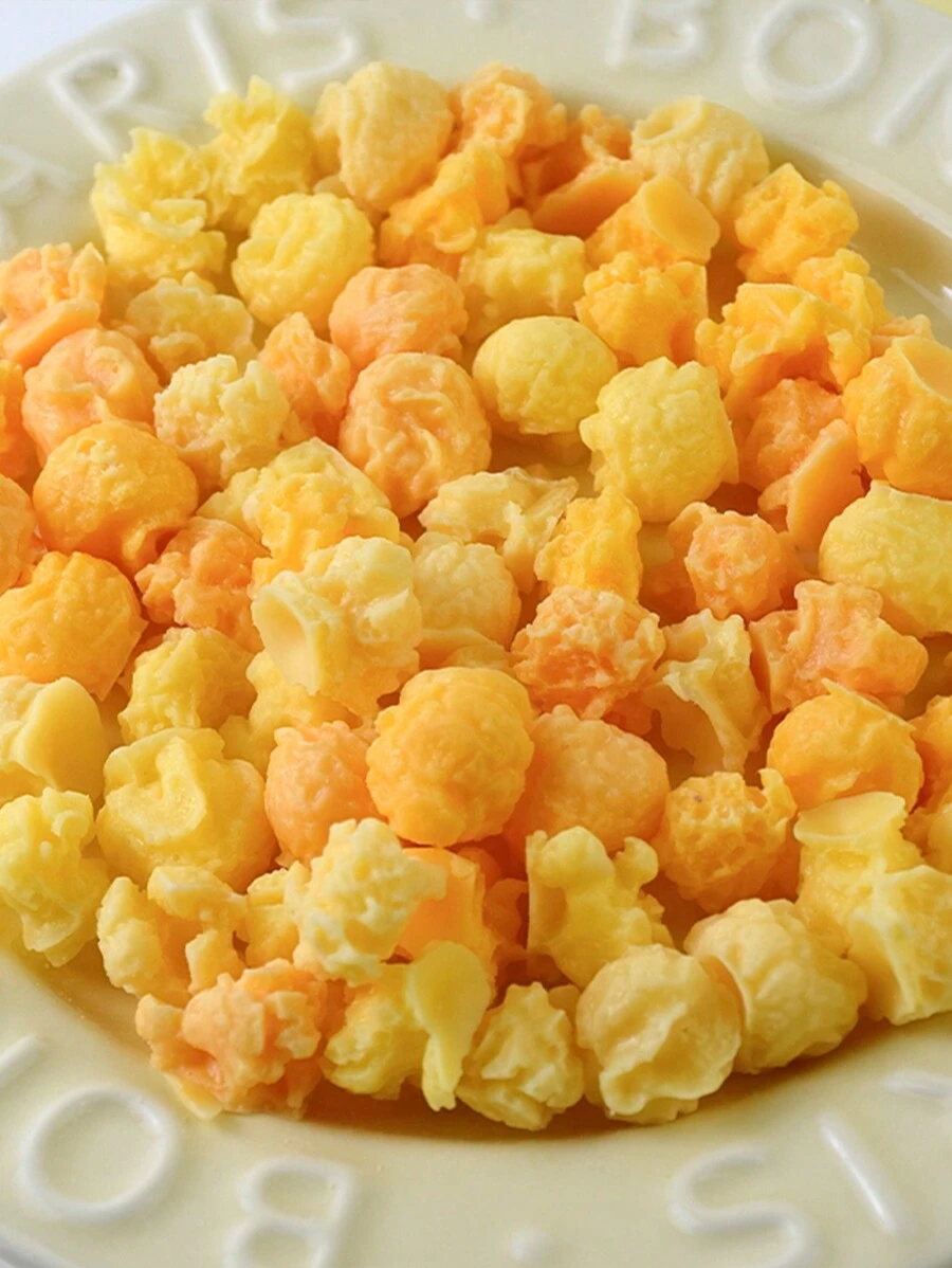 New 2pcs Popcorn Shape Silicone Candle Mold, DIY Homemade Candles Craft For Family
