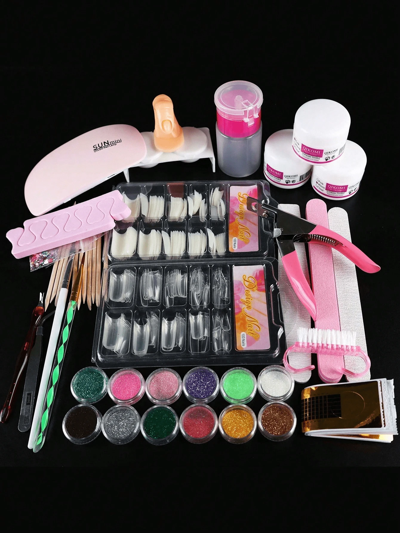 Acrylic Nail Kit For Beginners With Everything Professional Acrylic Powder And Liquid Monomer Set, Nail Art Tools For Beginners