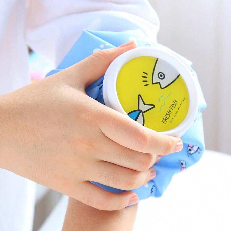1pc Colorful Thickened Leak-Proof Large Diameter Cold/Hot Therapy Bag, Foldable Cold/Hot Water Bottle