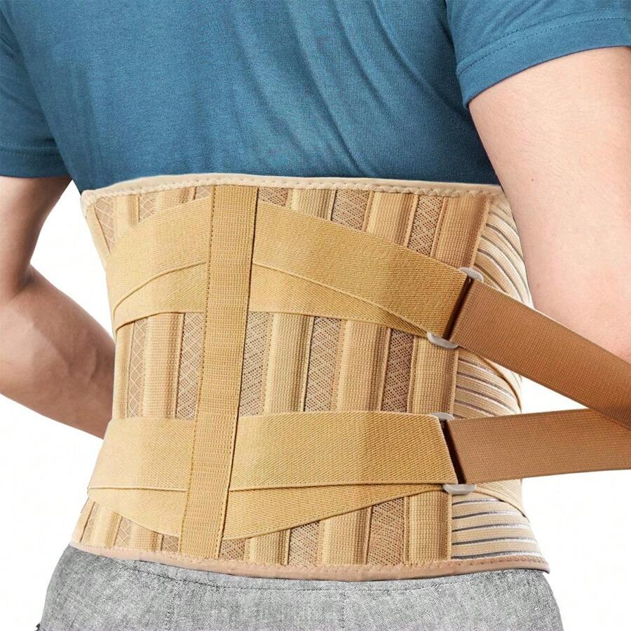 Fascia di supporto schiena per uomo e donna - Cintura lombare traspirante per supporto vita e schiena inferiore, accessori palestra, fasce lombari