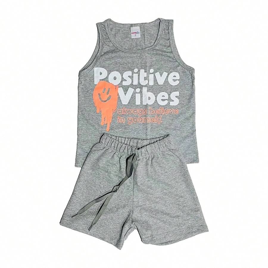 Conjunto com 2 peças infantil masculino Regata ou Camiseta e bermuda tamanho 1 ao 12