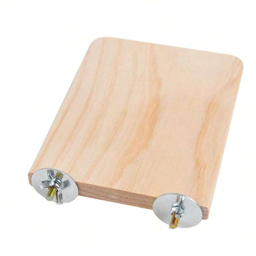 Bird Perch Platform Stand, Chinchilla Hamster Springboard Bird Standing Platform Wood Playground Cage Accessories For Small Anminals