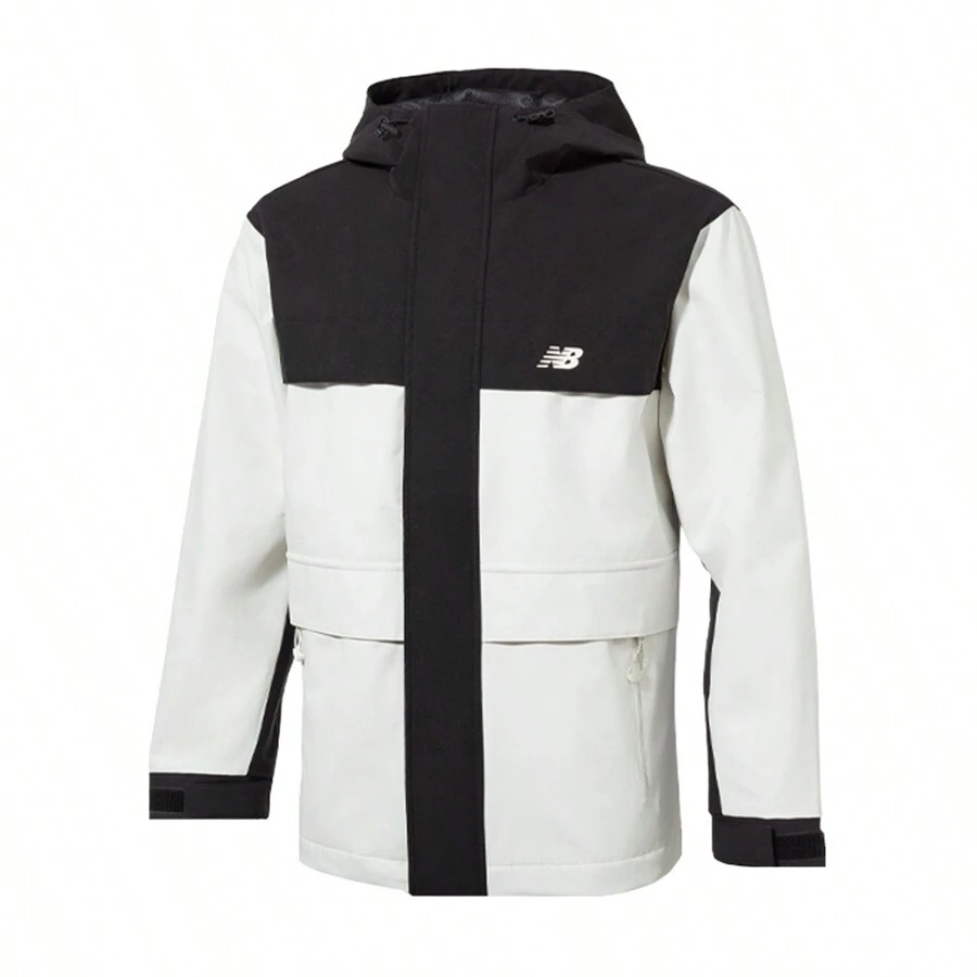 New Balance Boyfriend Style Men's And Boyfriend Style Men's Jackets 2024 New Hooded Comfortable Sports Casual Jacket Amj43313Cio