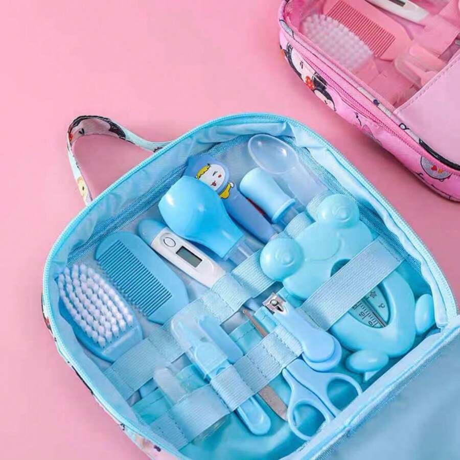 Kit para el cuidado del bebé kit de 13 piezas,Kit de Cuidado de Bebés, Accesorios Esenciales para el Cuidado de la Salud