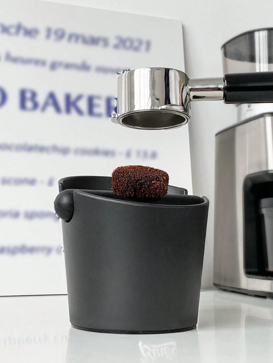 1 pièce Boîte de démoulage des résidus de café, Récipient à résidus de poudre de bar à café, Poubelle d'élimination des résidus d'équipement à café expresso, Retour à l'école