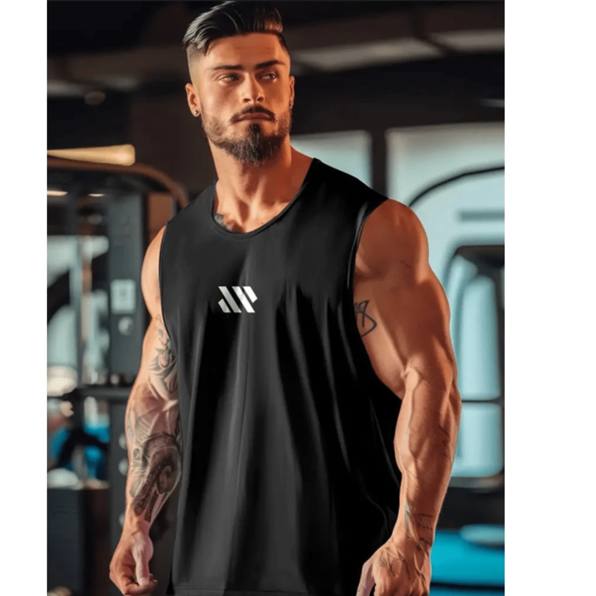 Regata Oversized Estilo Esportivo Seca Rapido Academia Treino Maromba