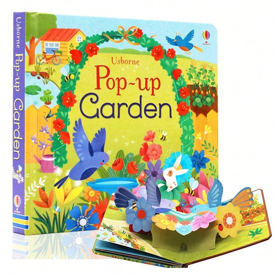 3D Usborne Pop-Up Garden Book - Interactive Children's Book For Early Learning, Educational Toddler Storybook, Nature-Themed Toddler Gift
