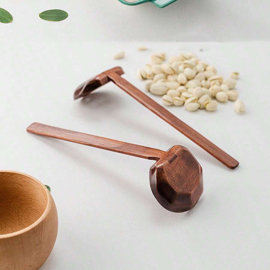 Japanese Ramen Spoon Restaurant Nanmu Wooden Turtle Shell Spoon Hot Pot Spicy Soup Spoon