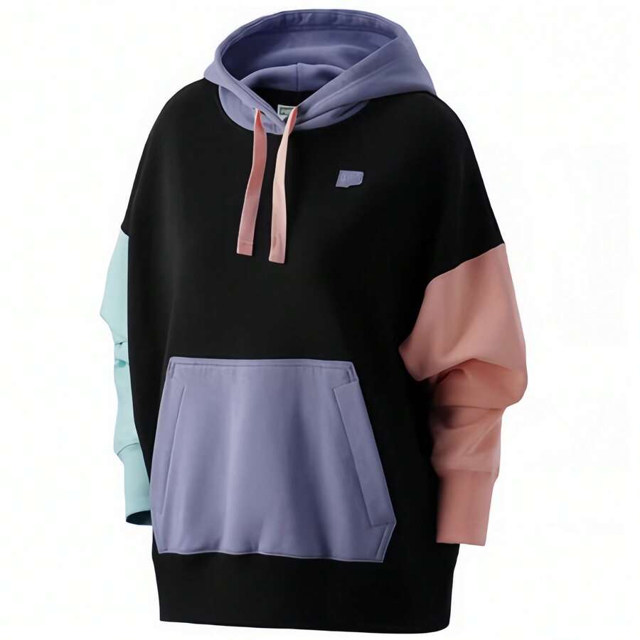 Puma Downtown Hoodie Women's Casual Hooded Long Sleeve Pullover Sports Sweatshirt