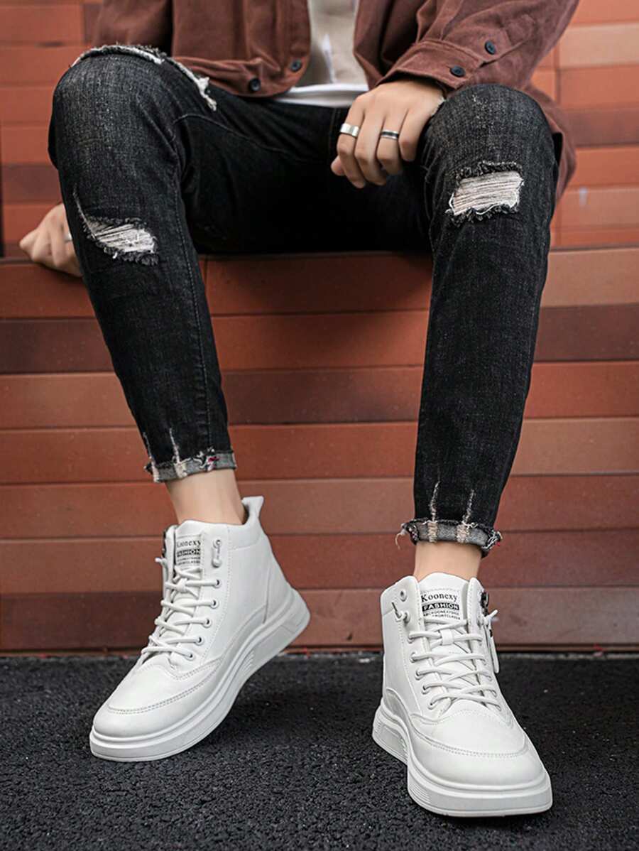 New Leather Boots, Vintage Workwear Boots, Boots, British Style Shoes, New High-Top Shoes, Black Shoes