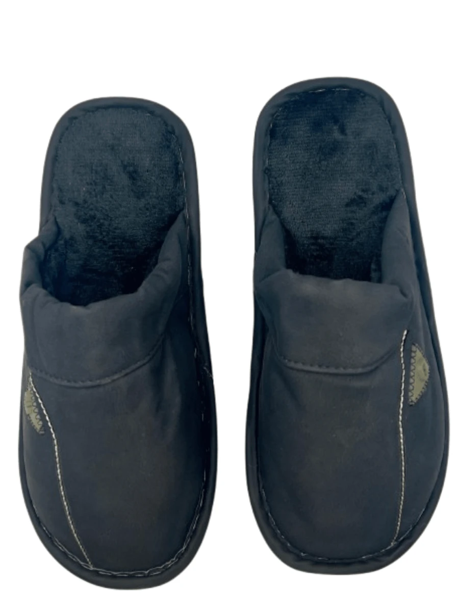 Pantuflas de espuma viscoelástica para hombre, cómodo forro polar de felpa, suela de goma duradera que no deja marcas, Chanclas de microgamuza resistente al desgaste, pantuflas para interiores