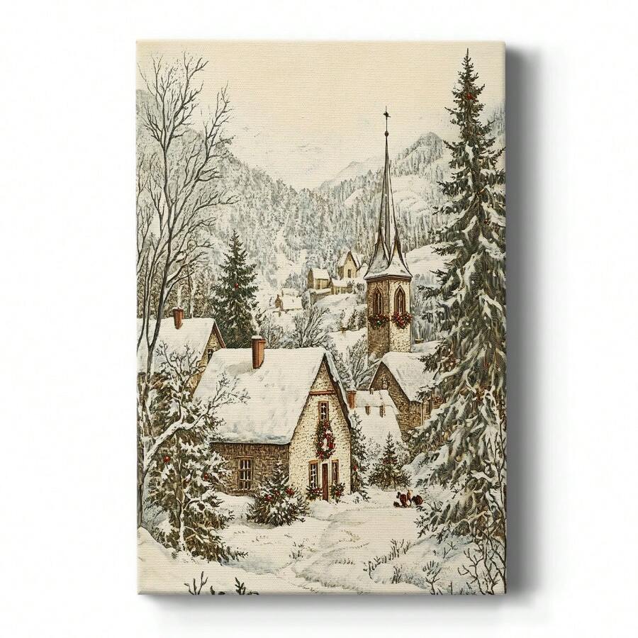 Christmas Holiday Art - Gallery Wrapped Canvas DXXII