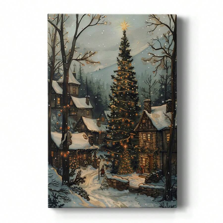 Christmas Holiday Art - Gallery Wrapped Canvas DCXVIII
