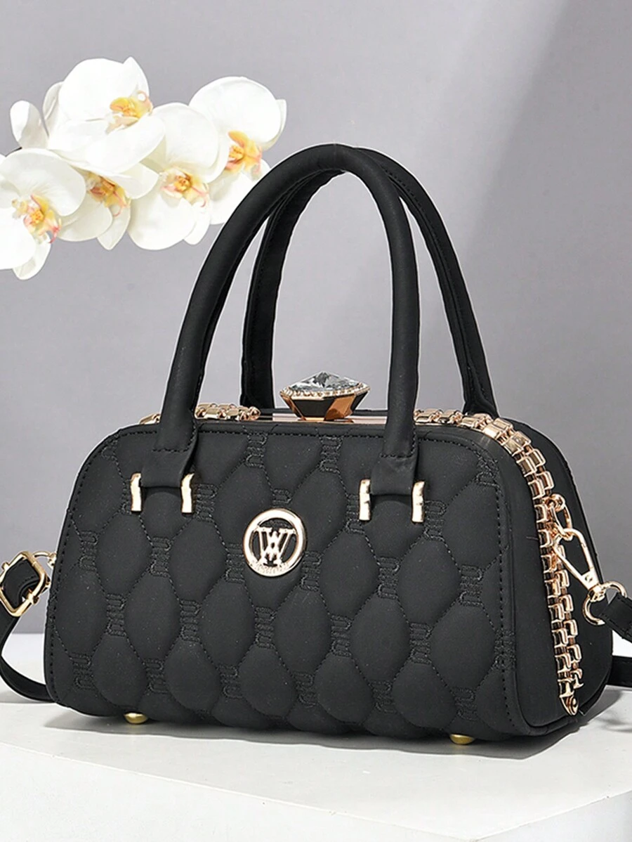Mini Fashionable Chinese Style Embroidered Hard Shell Handbag For Evening, Best Mother Day Gifts Ever