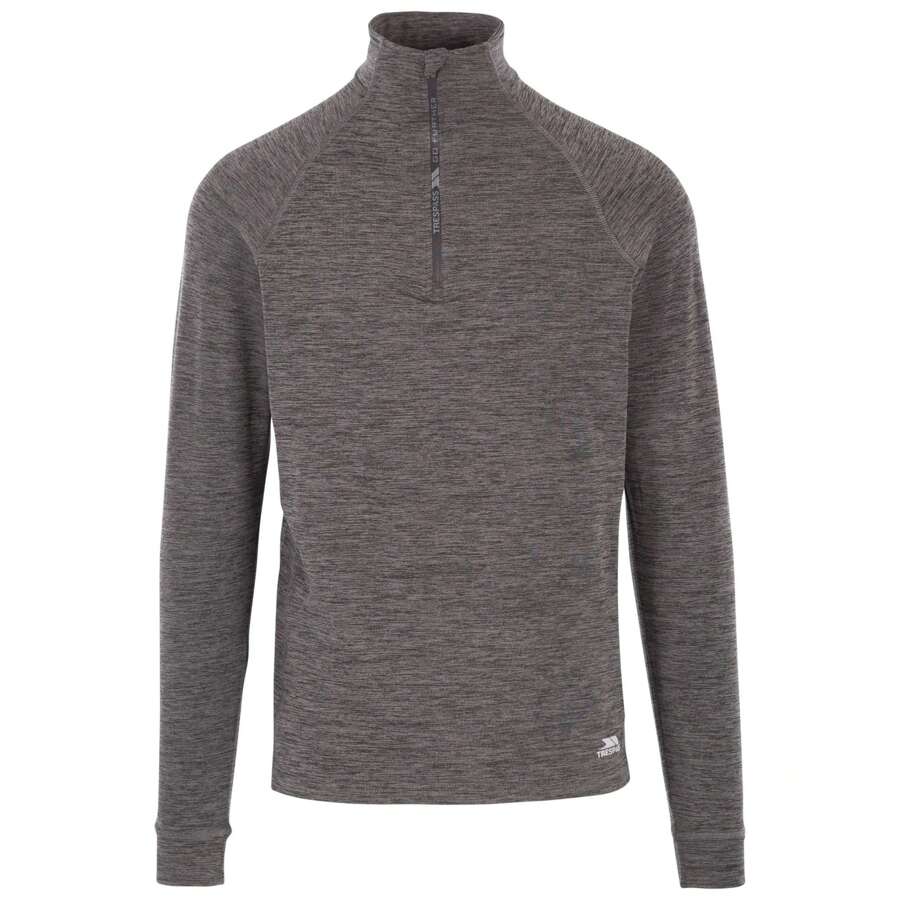 Trespass Top actif Caldez pour hommes (gris moucheté noir)