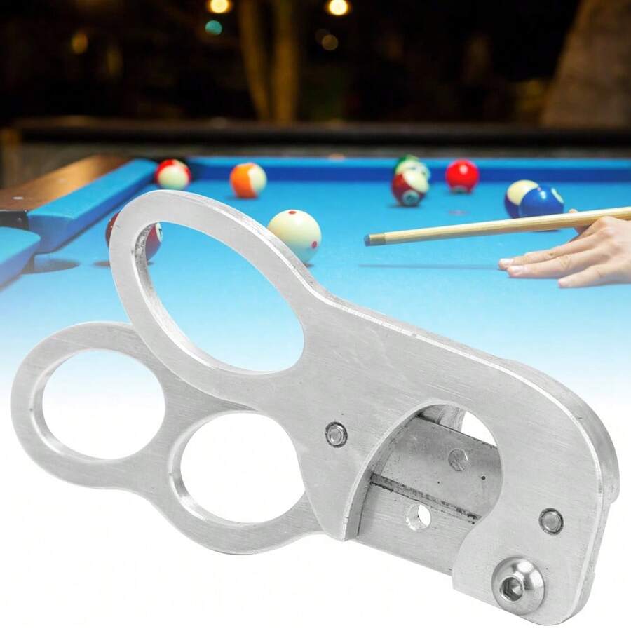 1 Edelstahl Pool Stangen Spitze Billard Club Reparatur Werkzeug Zubehör für Amerikanische Acht Bälle Nacht Queue
