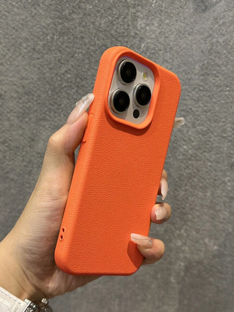 Minimalist High-End Leather Texture Phone Case Compatible With IPhone 16 ProMax/16 Pro/16/16 Plus/16E/15/15 ProMax/15 Pro/15 Plus/11/12/13/14 ProMax/XS/XR/11 Pro/11 ProMax/12 Pro/12 ProMax/13 Pro/13 ProMax/7 Plus/14 Pro/14 ProMax/14 Plus/7 Plus/8 Plus/8/SE2, Creative Design For Men And Women