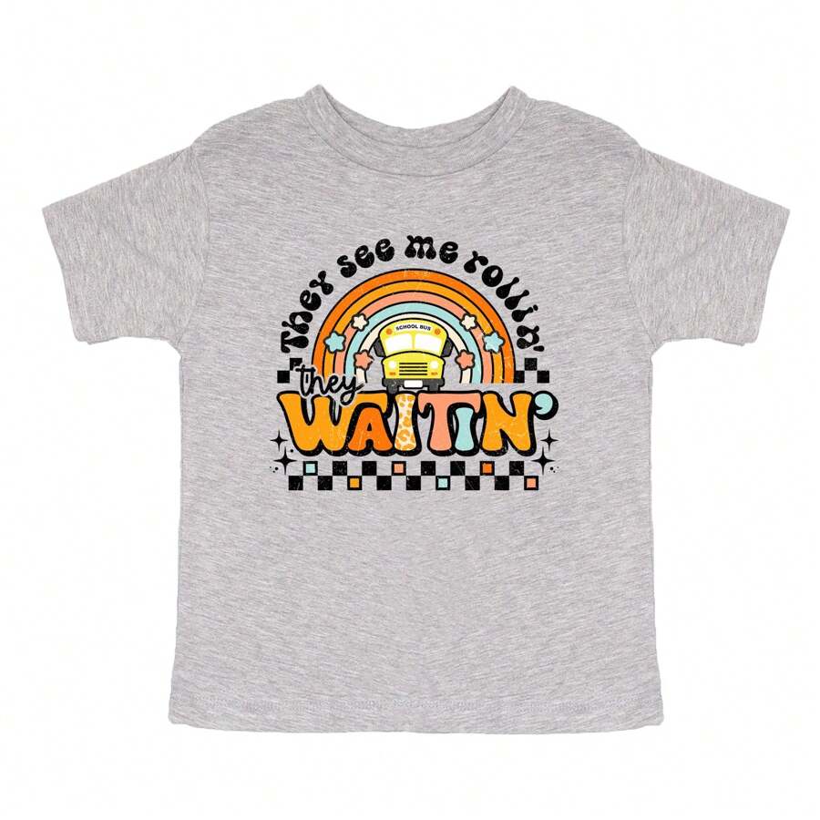 They See Me Rollin' Rainbow | Youth Graphic Short Sleeve Tee