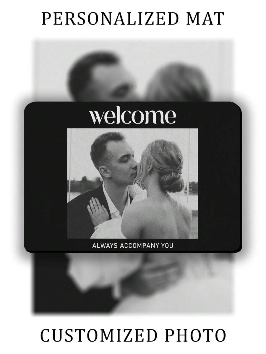 Personalized Custom Doormat, Photo Print Doormat, Text Doormat, Family Name Custom Doormat, Customized Welcome Doormat