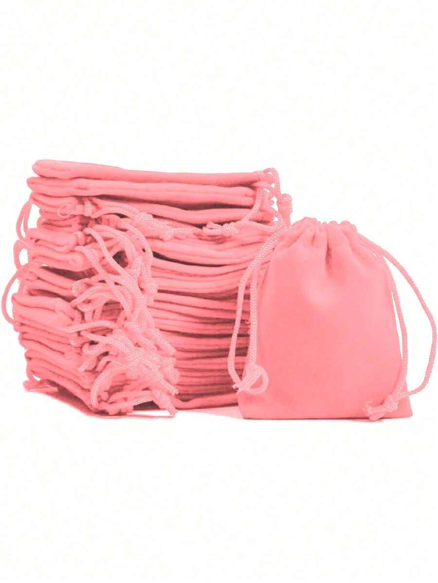 10/20 pièces Ensemble de matériel DIY pour la Saint-Valentin, sacs à cordon velours, sacs cadeaux réutilisables pour la Saint-Valentin, sacs cadeaux de fête, sacs de faveurs de fête, fleurs, mariage, ornements pour la Saint-Valentin, boîte, décoration de festival, parfait pour les cadeaux de la Saint-Valentin, les faveurs de mariage, les faveurs de fête, les petits cadeaux, la Saint-Valentin, la Fête des mères (rose) Jour de la Saint-Valentin