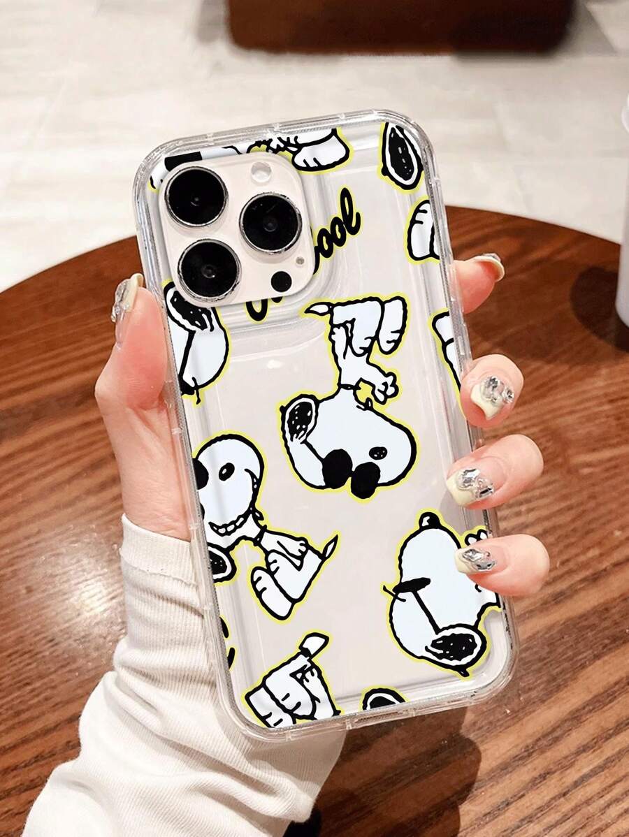 Estuche anti-caídas con cojín de aire tipo Snoopy de Apple para iPhone