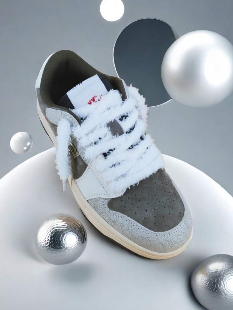 New Fluffy Shoelaces For Sneakers, Cute Ins Style Plush Round Shoelaces For Casual Canvas Shoes, Warm Winter Daily Wear