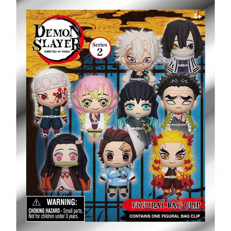 Aniplex 1 pezzo Aniplex Serie 2 Sacchetto Mystery molletta Ufficiale Autorizzato, con un ciondolo casuale, Tanjiro con l'abito della Selezione Finale, Mini Nezuko, Kyojuro Tengen, regalo di Natale e Ognissanti