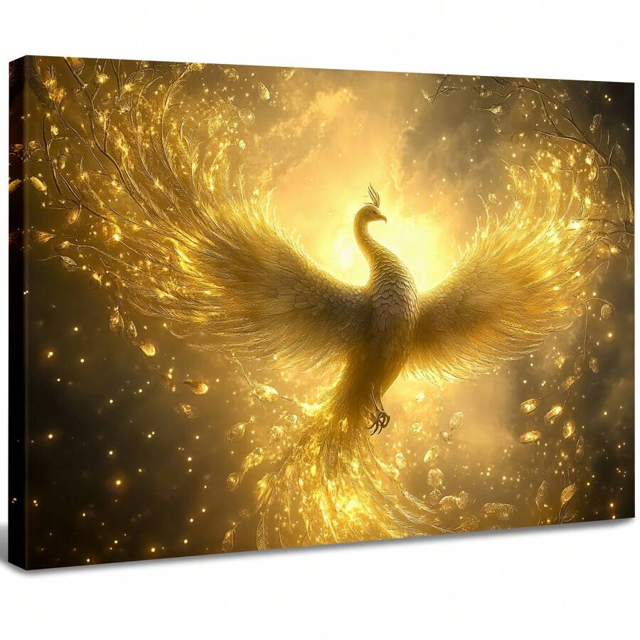 1pc Framed Canvas Painting - Vibrant Visual Art Wall Art Prints With Frame - For Halloween Thanksgiving Gift, Living Room & Bedroom Decor, Unique Festival Gift For Her/Him