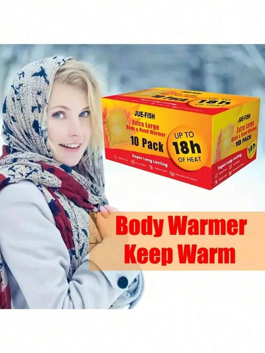 10pcs Warm Treasure Sticker - Cold And Warm Autumn And Winter Warm Time 18 Hours Warm Baby - Cold And Warm Body Sticker