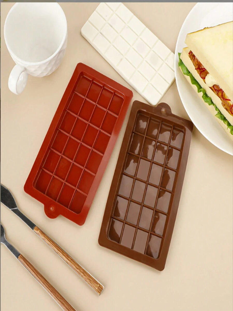 1 Peça Molde de Barra de Chocolate de Silicone Ultrafino e Versátil, Perfeito para o Natal, Páscoa, Halloween e Ação de Graças - Utensílio de Cozinha Ideal