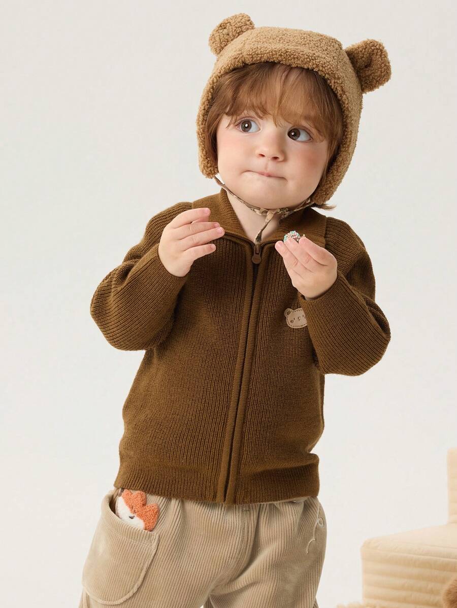 Balabala Baby Wool Knit Cardigan Cozy And Warm Winter 2024 Collection For Boys & Girls
