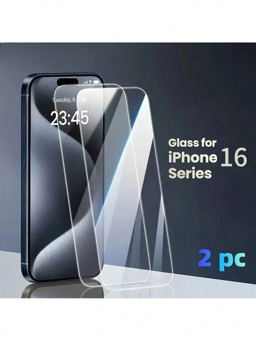 2pcs Screen Protector Compatible With Iphone 16 Pro Max/15 Pro, IPhone 14 Plus/13, Anti-Fingerprint HD Clear Compatible With Iphone XR 11