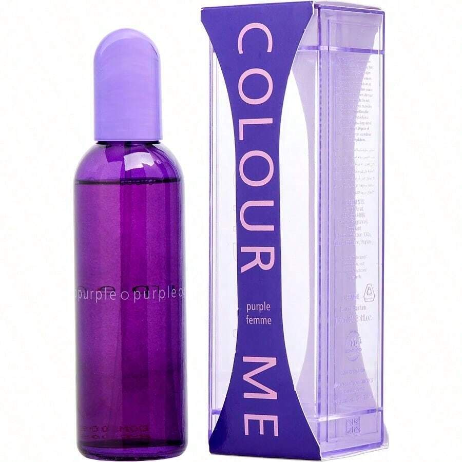 Milton Lloyd Colour Me Purple By Milton Lloyd Women Rose, Violet, Jasmine, Oakmoss, Amber Eau De Parfum Spray 3.4 Oz