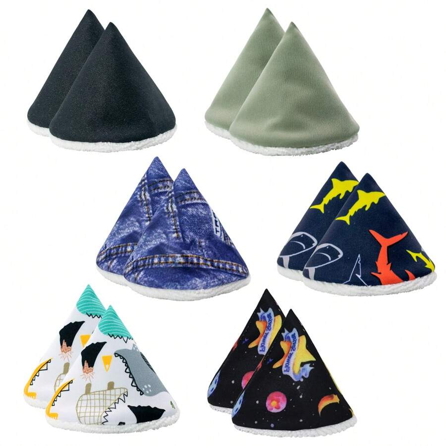 Lot de 12 protections pour pipi de bébé garçon, accessoires de changement de couches, couvertures pour pipi réutilisables, bonnet pour pipi de bébé garçon pour nouveau-nés, motif étoiles et fleurs, couleur aléatoire