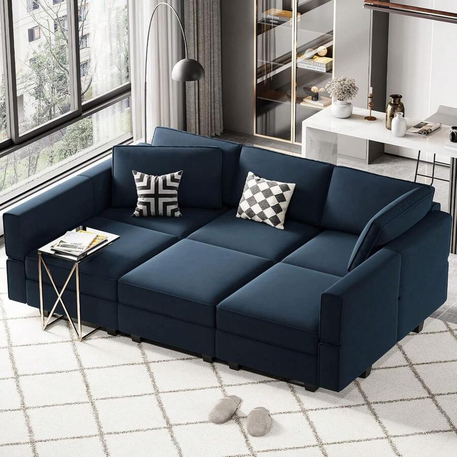 Modular Sectional Sofa With Ottomans Velvet Reversible Sleeper Sectional Sofa With Chaise Modular Sleeper Sofa Bed With Storage Seat