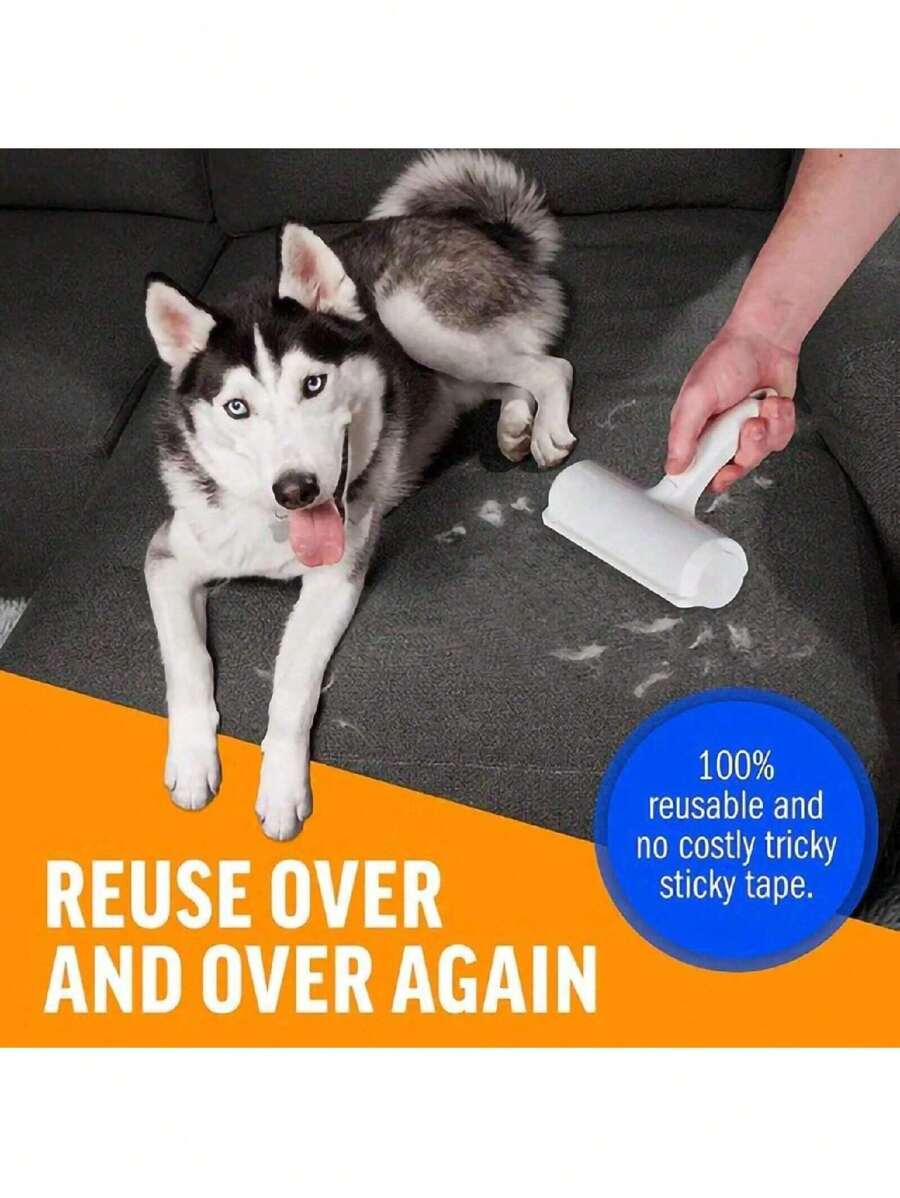 Quitapelos portátil para mascotas - Herramienta reutilizable manual de arreglo para eliminar el pelo de gatos y perros, Elimina el pelo de mascotas rápidamente, Conveniente de usar