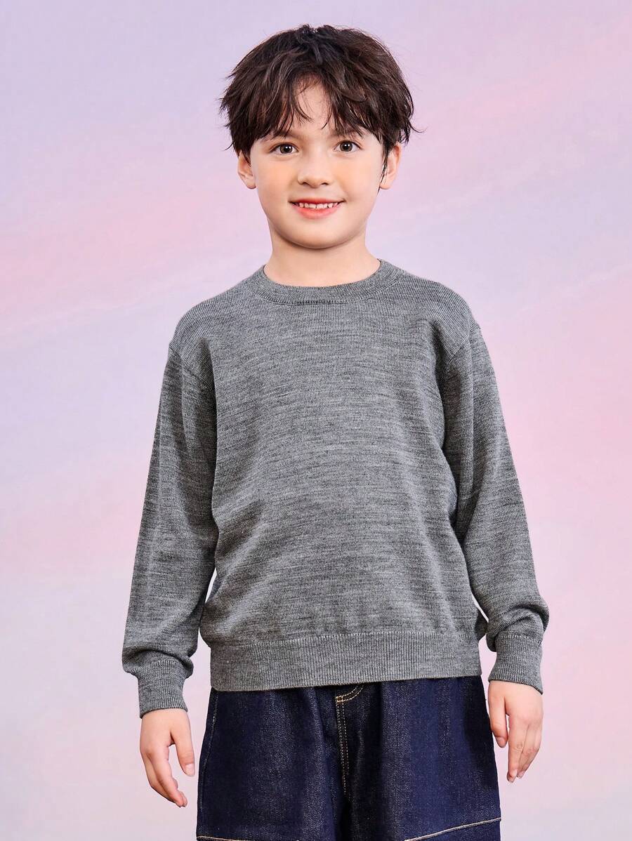 mini bala Boys' And Girls' Wool Sweater 2024 Winter Family Warm Collection